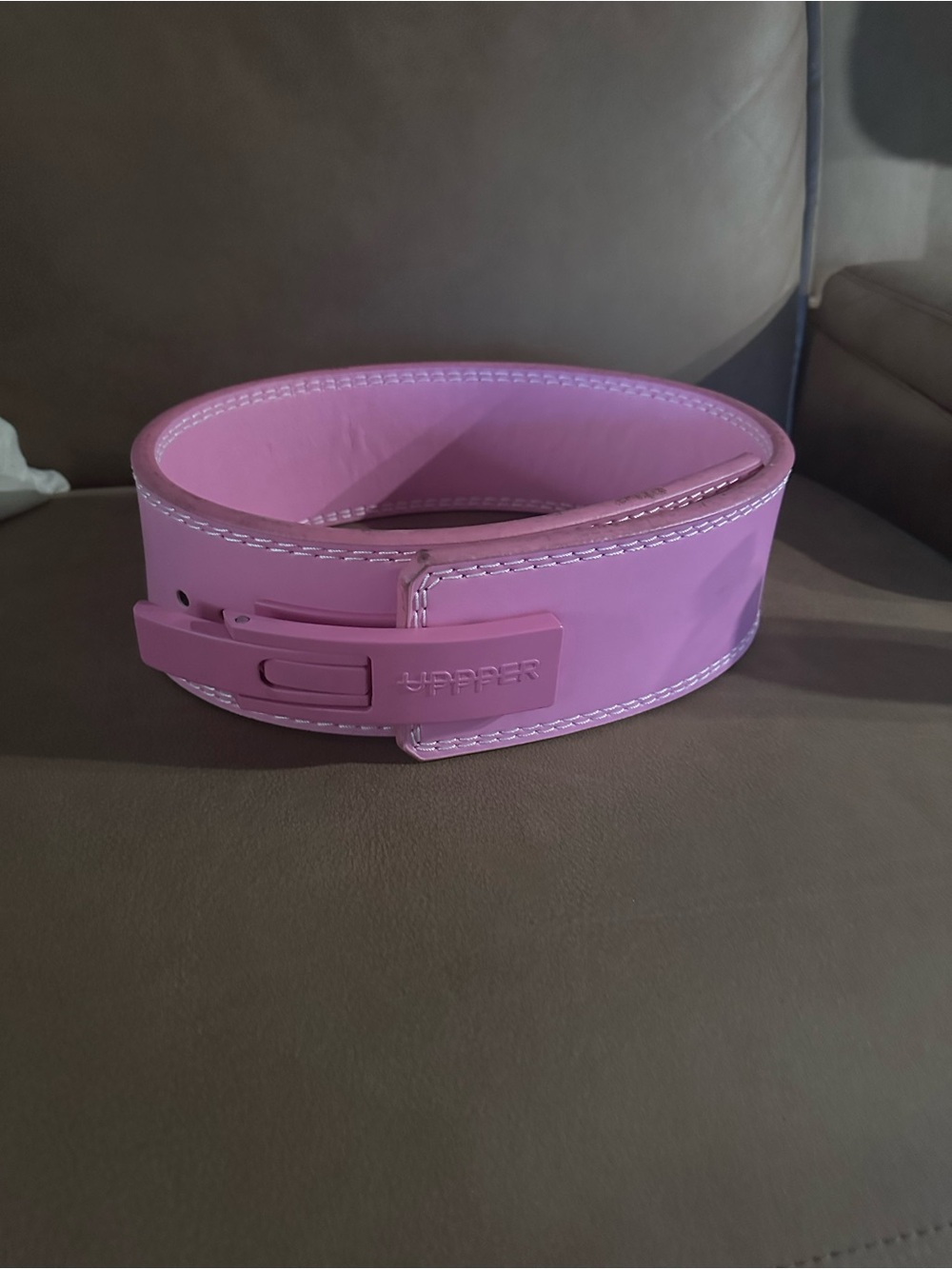 LEVER BELT PINK - Size Xl